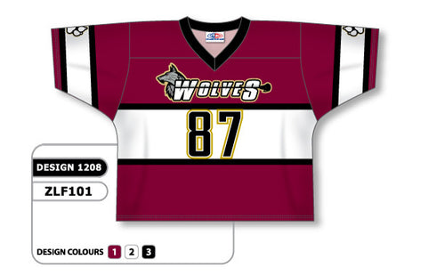 Athletic Knit Custom Sublimated Lacrosse Jersey Design 1208 (ZLF101-1208)